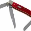 Case Medium Stockman Dark Red Bone, Peach Seed Jig, 31951, 6318 CV Navaja -KNIVESANDTOOLS Ventas CE31951 01 case