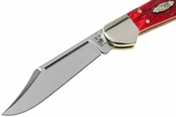 Case Copperhead Dark Red Bone, Peach Seed Jig, 31954, 61749L CV Navaja -KNIVESANDTOOLS Ventas CE31954 03 case