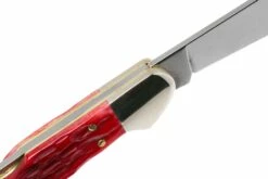 Case Copperhead Dark Red Bone, Peach Seed Jig, 31954, 61749L CV Navaja -KNIVESANDTOOLS Ventas CE31954 06 case