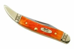 Case Small Texas Toothpick 35817 Crandall Jig Cayenne Bone, Navaja -KNIVESANDTOOLS Ventas CE35817 06 case