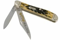 Case Peanut Pocket Worn Olive Green Bone, Peach Seed, 38196, 6220 SS Navaja