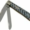 Case Medium Trapper White & Black Carbon Fiber-G10 Weave Smooth, 38920 10254 SS Navaja -KNIVESANDTOOLS Ventas CE38920 01 case