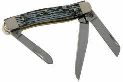 Case Medium Stockman White & Black Carbon Fiber-G10 Weave Smooth, 38923 10318 SS Navaja 8 Case Medium Stockman White & Black Carbon Fiber-G10 Weave Smooth, 38923 10318 SS Navaja -KNIVESANDTOOLS Ventas CE38923 02 case