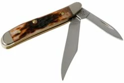 Case Peanut Brown Bone, Peach Seed Jig, 42656, 6220 SS Navaja -KNIVESANDTOOLS Ventas CE42656 02 case