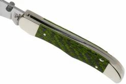 Case Kickstart Mid Folding Hunter Green & Black Carbon Fibre-G10 Weave Smooth, 50711, 101265AC SS Navaja -KNIVESANDTOOLS Ventas CE50711 07 case