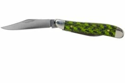 Case Peanut Green & Black Carbon Fiber-G10 Weave Smooth, 50714, 10220 SS Navaja -KNIVESANDTOOLS Ventas CE50714 03 case