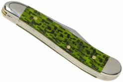 Case Peanut Green & Black Carbon Fiber-G10 Weave Smooth, 50714, 10220 SS Navaja -KNIVESANDTOOLS Ventas CE50714 04 case