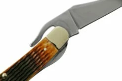 Case RussLock 52850 Rogers Corn Cob Jig Antique Bone, Navaja -KNIVESANDTOOLS Ventas CE52850 05 case