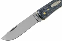Case Sod Buster Jr Pocket Worn Grey Bone, Crandall Jig, 58412, 6137 CV Navaja -KNIVESANDTOOLS Ventas CE58412 03 case