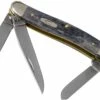 Case Medium Stockman Pocket Worn Grey Bone, Crandall Jig, 58413, 6318 CV Navaja -KNIVESANDTOOLS Ventas CE58413 01 case