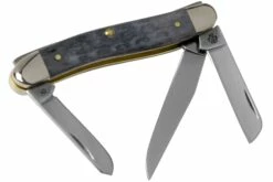 Case Medium Stockman Pocket Worn Grey Bone, Crandall Jig, 58413, 6318 CV Navaja -KNIVESANDTOOLS Ventas CE58413 02 case