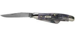 Case Medium Stockman Pocket Worn Grey Bone, Crandall Jig, 58413, 6318 CV Navaja -KNIVESANDTOOLS Ventas CE58413 03 case