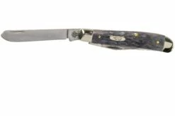 Case Mini Trapper Pocket Worn Grey Bone, Crandall Jig, 58414, 6207 CV Navaja -KNIVESANDTOOLS Ventas CE58414 03 case knives