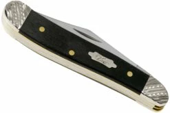 Case Peanut Ebony Wood, Worked Bolsters, 59674, 7220 SS Navaja -KNIVESANDTOOLS Ventas CE59674 04 case