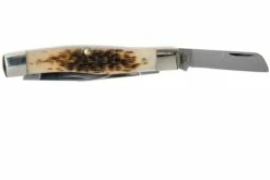 Case Stockman Amber Jigged Bone, 00079, 63032 CV Navaja -KNIVESANDTOOLS Ventas CE79 04 case ce79 04