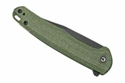 Civivi Mini Sandbar C20011-3 Blackwashed, Green Micarta Navaja, Diseño Eric Ochs -KNIVESANDTOOLS Ventas CIC20011 3 06 civivi