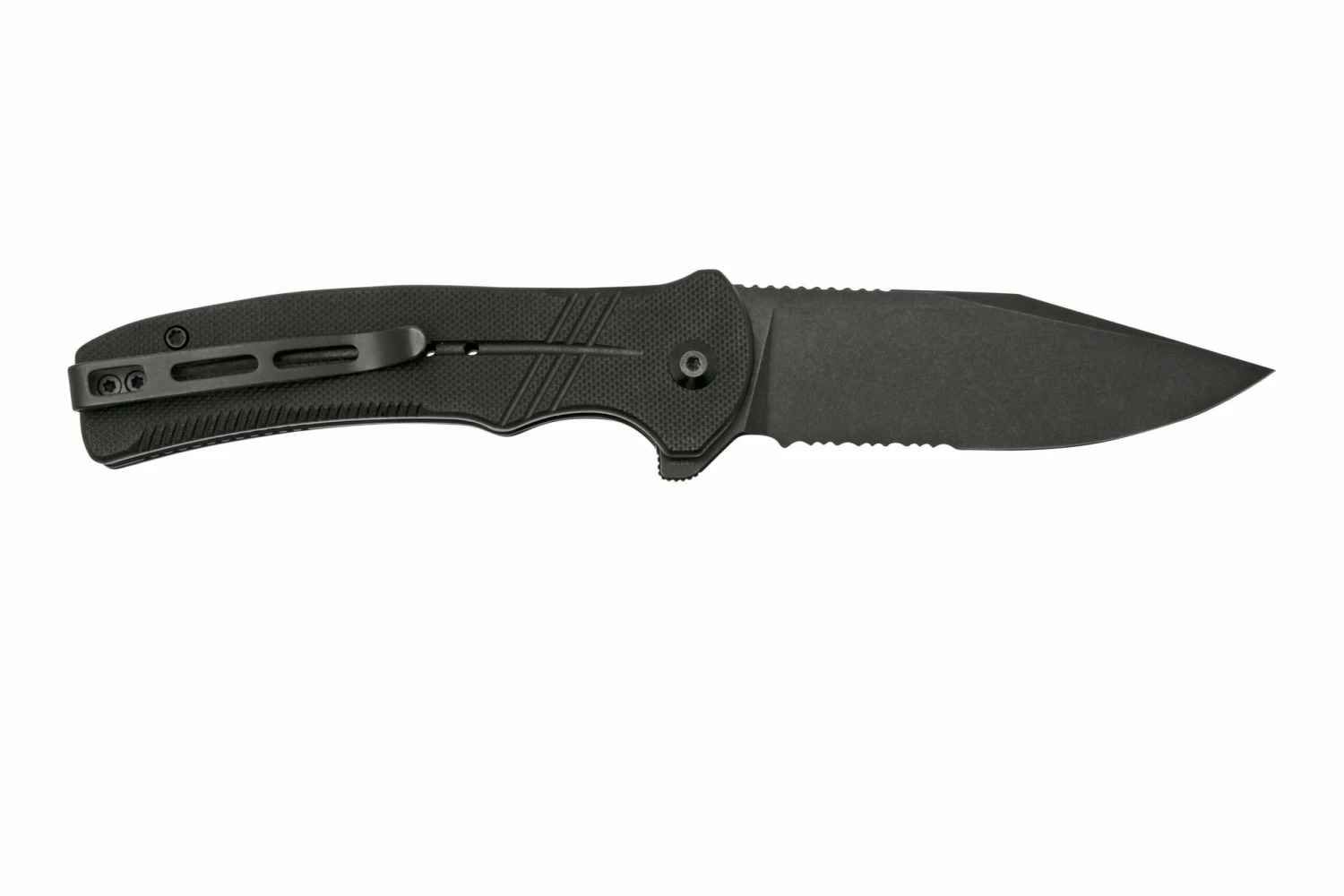 Civivi Cogent C20038E-1 Blackwashed Serrated Edge, Black G10 Navaja 4 Civivi Cogent C20038E-1 Blackwashed Serrated Edge, Black G10 Navaja - Imagen 2