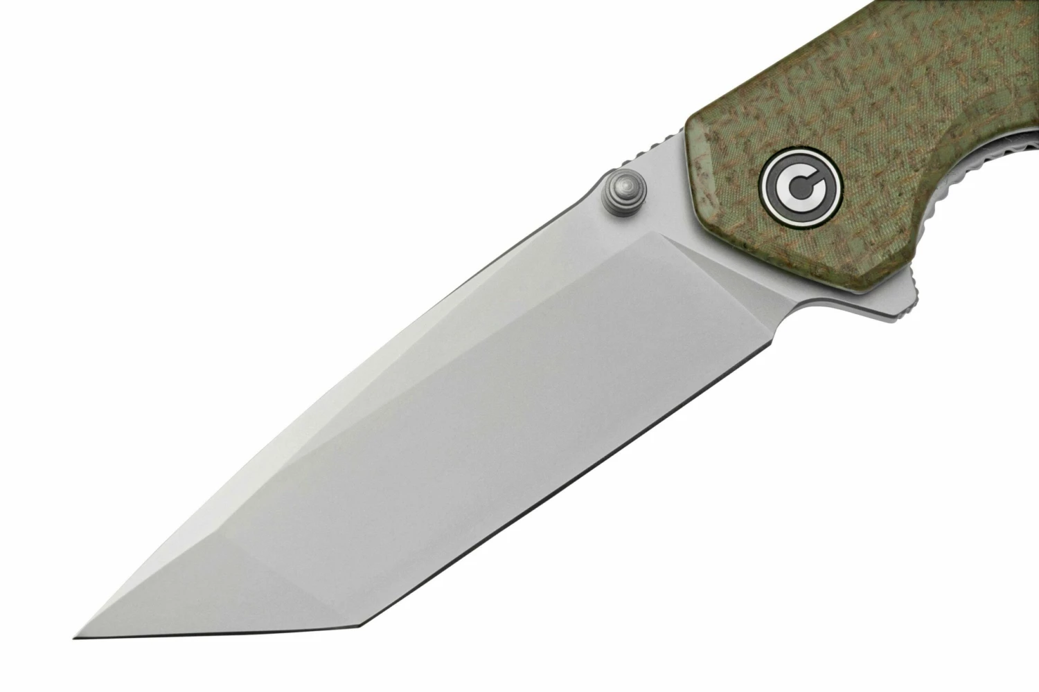 Civivi Brazen C2023F Tanto, Green Coarse Micarta Navaja 5 Civivi Brazen C2023F Tanto, Green Coarse Micarta Navaja - Imagen 3