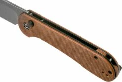 Civivi Elementum Button Lock C2103D Stonewashed, Brown Micarta Navaja -KNIVESANDTOOLS Ventas CIC2103D 07 civivi