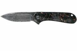 Civivi Elementum C907C-DS3 Damascus, Shredded Copper Carbon Fibre Navaja