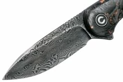 Civivi Elementum C907C-DS3 Damascus, Shredded Copper Carbon Fibre Navaja -KNIVESANDTOOLS Ventas CIC907C DS3 03 civivi
