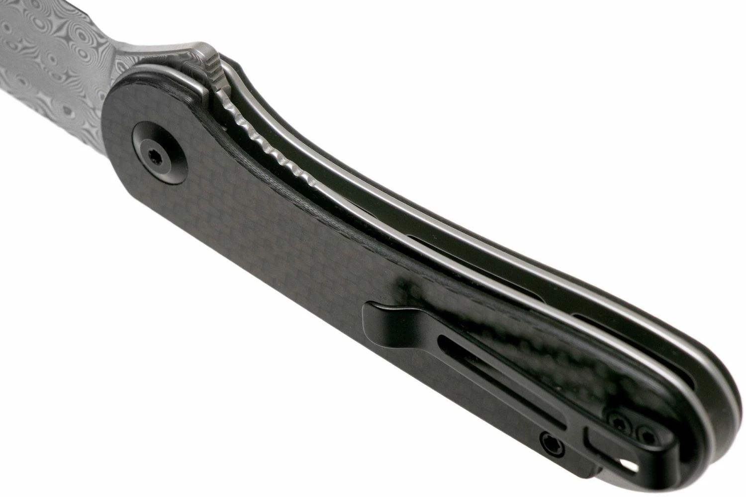 Civivi Elementum C907DS Damascus, Carbon Fibre & Black G10 Navaja 7 Civivi Elementum C907DS Damascus, Carbon Fibre & Black G10 Navaja - Imagen 5