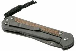 Chris Reeve Sebenza 31 Large Natural Micarta Ladder Damascus L31-1220 Navaja -KNIVESANDTOOLS Ventas CRL31 1220 04 chris reeve