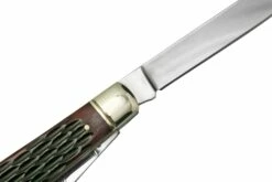 Cold Steel Mini Trapper FL-MTRPR-J Jigged Brown Bone, Navaja -KNIVESANDTOOLS Ventas CSFLMTRPRJ 05 coldsteel