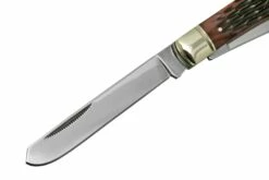 Cold Steel Trapper FL-TRPR-J, Jigged Brown Bone, Navaja -KNIVESANDTOOLS Ventas CSFLTRPRJ 03 coldsteel