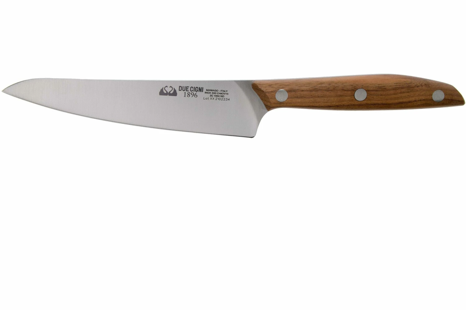 Due Cigni 1896, 2C1004NO Cuchillo Universal 14 Cm, Madera De Nogal 3 Due Cigni 1896, 2C1004NO Cuchillo Universal 14 Cm, Madera De Nogal