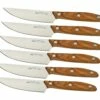 Due Cigni 1896 America DG2C1019OLSET6, Juego De Cuchillos Para Carne De 6 Piezas, Madera De Olivo -KNIVESANDTOOLS Ventas DG2C1019OLSET6 01 duecigni