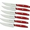 Due Cigni 1896 America 2C1019RSET6, Juego De Cuchillos Para Carne De 6 Piezas, Rojo -KNIVESANDTOOLS Ventas DG2C1019RSET6 01 duecigni