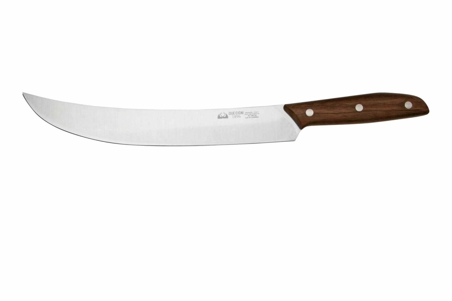 Due Cigni Cookout 1896, 2C1024NO Cuchillo De Carnicero Madera De Nogal 27 Cm 3 Due Cigni Cookout 1896, 2C1024NO Cuchillo De Carnicero Madera De Nogal 27 Cm