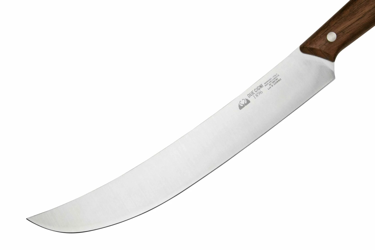 Due Cigni Cookout 1896, 2C1024NO Cuchillo De Carnicero Madera De Nogal 27 Cm 5 Due Cigni Cookout 1896, 2C1024NO Cuchillo De Carnicero Madera De Nogal 27 Cm - Imagen 3