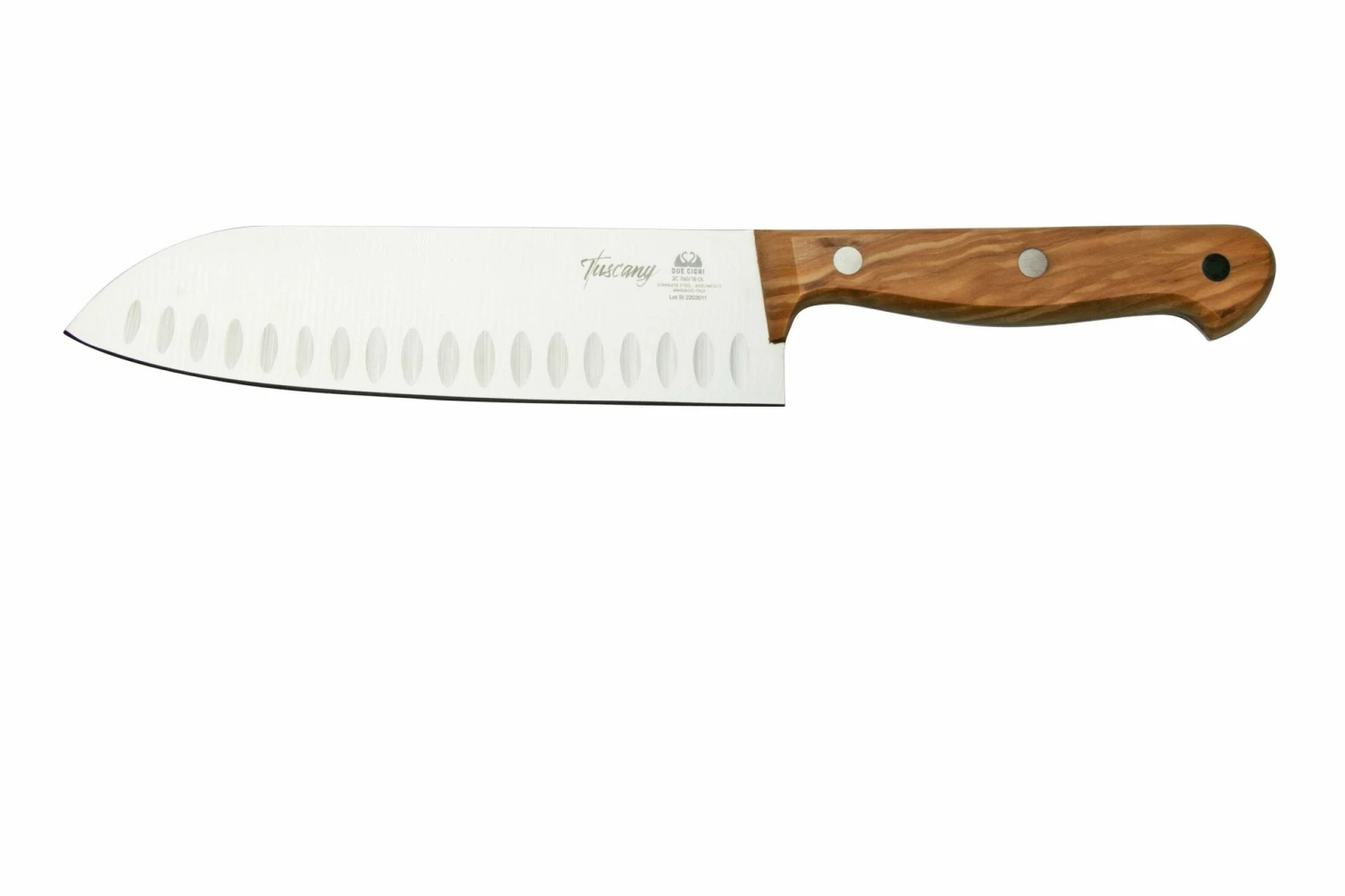 Due Cigni Tuscany DG2C760-18OL Santoku 18 Cm Madera De Olivo 3 Due Cigni Tuscany DG2C760-18OL Santoku 18 Cm Madera De Olivo