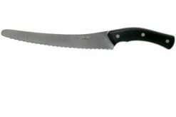 Due Cigni Arne Line Cuchillo Para Pan 23 Cm, Negro
