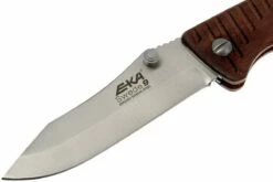 EKA Swede 9, G10, Bubinga, 604101 -KNIVESANDTOOLS Ventas EK 604101 03 eka swede 9 wood ek 604101 03
