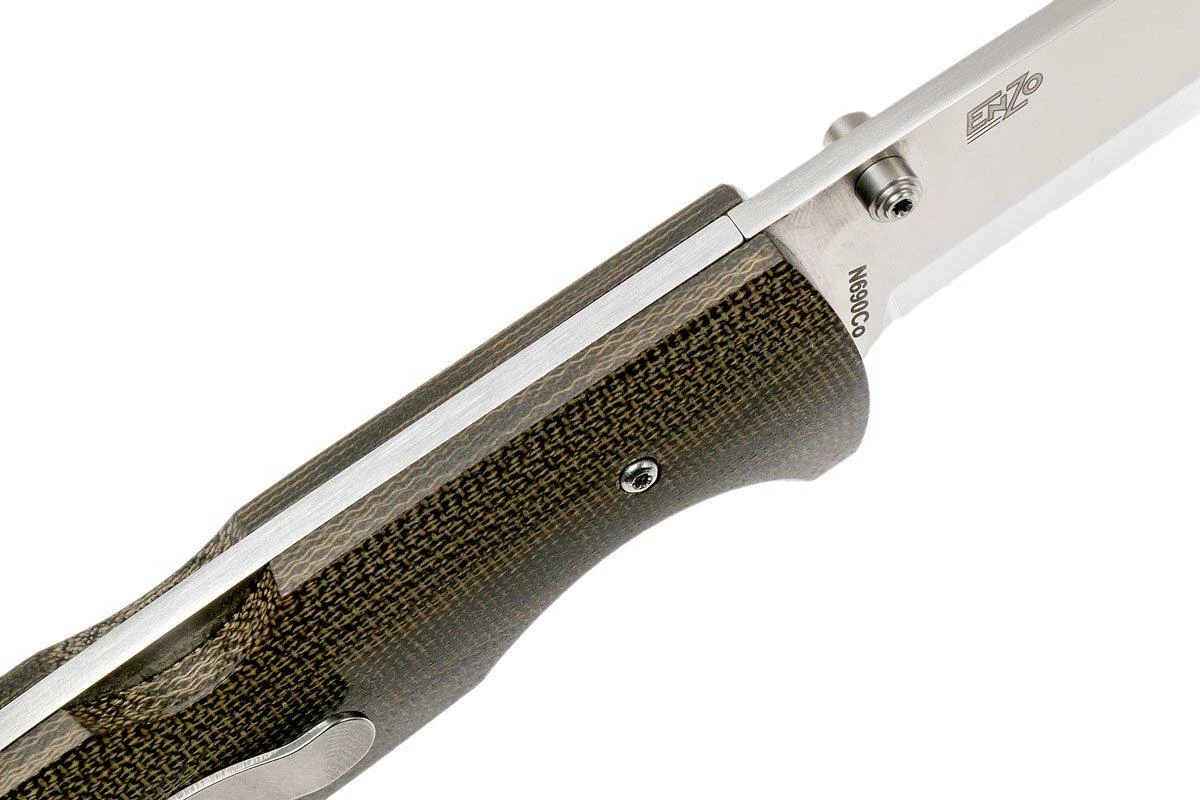 Brisa Borka 90 - N690 Scandi - Green Micarta - 2850 8 Brisa Borka 90 - N690 Scandi - Green Micarta - 2850 - Imagen 6