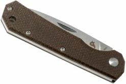 Fox Black Fox Ciol Folding Knife BF-748MIB Dark Brown Micarta Navaja, Denis Simonutti Design -KNIVESANDTOOLS Ventas FOBF 748MIB 04 fox knives