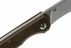 Fox Black Fox Ciol Folding Knife BF-748MIB Dark Brown Micarta Navaja, Denis Simonutti Design -KNIVESANDTOOLS Ventas FOBF 748MIB 06 fox knives