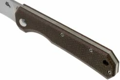 Fox Black Fox Ciol Folding Knife BF-748MIB Dark Brown Micarta Navaja, Denis Simonutti Design -KNIVESANDTOOLS Ventas FOBF 748MIB 07 fox knives