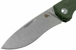 Fox Black Fox Ciol Folding Knife BF-748MI Green Micarta Navaja, Denis Simonutti Design -KNIVESANDTOOLS Ventas FOBF 748MI 03 fox knives
