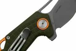 Black Fox Puck BF-761OD Bead Blasted D2, OD Green G10, Navaja -KNIVESANDTOOLS Ventas FOBF 761OD 05 blackfox