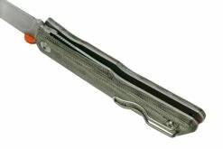 Fox Knives The Sicilian, Satin Green Micarta FX-525MI Navaja, Bob Terzuola Design -KNIVESANDTOOLS Ventas FOFX 525MI 05 fox