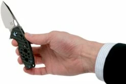 Fox Suru FX-526CFBL Blue, Carbon Fiber Navaja, Jesper Voxnaes Design -KNIVESANDTOOLS Ventas FOFX 526CFBL 08 fox knives