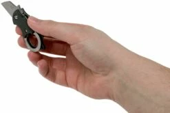 Fox Mini-TA FX-536 Black, Navaja Llavero -KNIVESANDTOOLS Ventas FOFX 536 06 fox knives