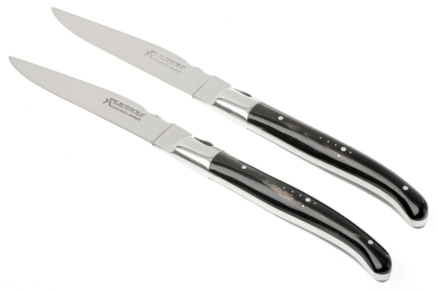 Fontenille Pataud 2uds Juego De Cuchillos Para Carne Cuerno De Búfalo 7 Fontenille Pataud 2uds Juego De Cuchillos Para Carne Cuerno De Búfalo - Imagen 5