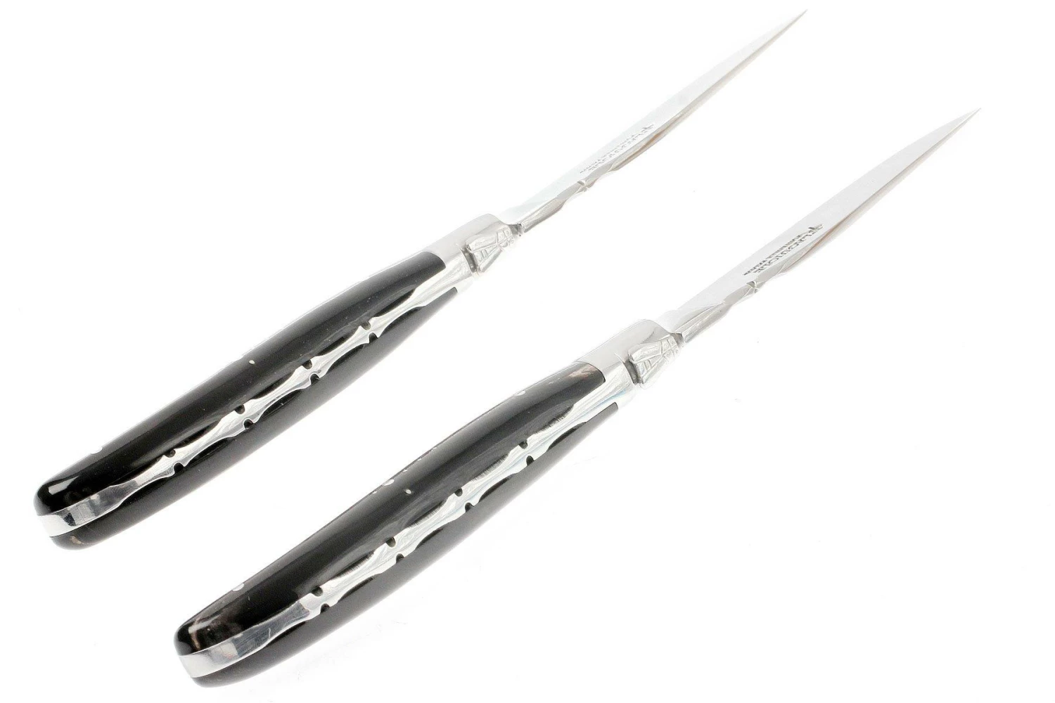 Fontenille Pataud 2uds Juego De Cuchillos Para Carne Cuerno De Búfalo 10 Fontenille Pataud 2uds Juego De Cuchillos Para Carne Cuerno De Búfalo - Imagen 8