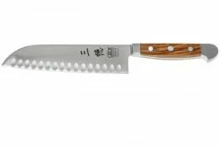 Güde Alpha Olive Santoku Con Borde Granton, X546/18