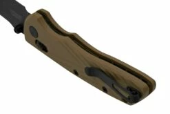Hogue Deka 24377, Flat Dark Earth Polymer, Magnacut Clip Point, Navaja -KNIVESANDTOOLS Ventas HK24377 04 hogue